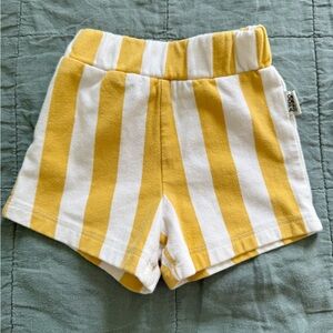 ONE DAY PARADE Yellow Stripe Shorts